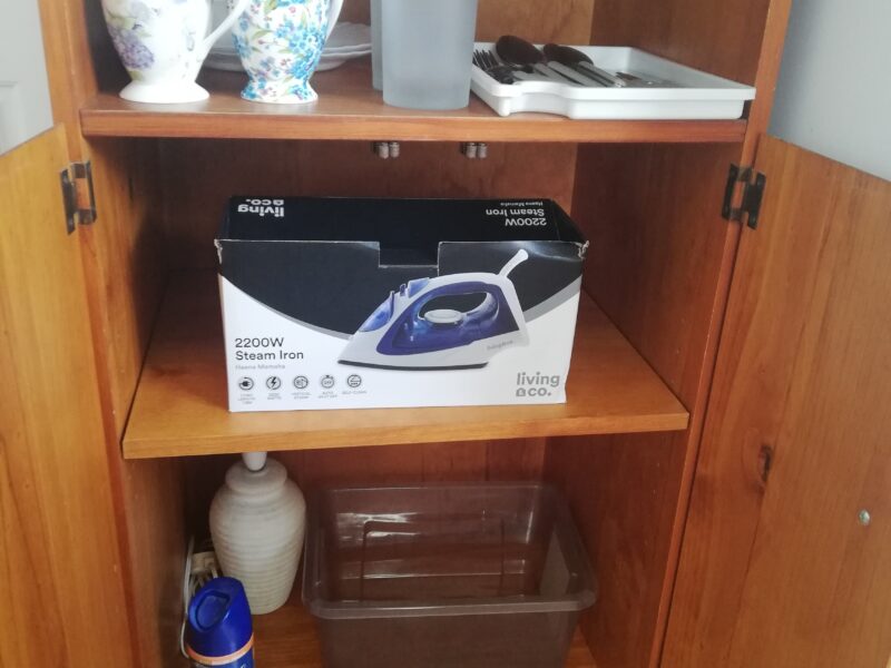 Comfortable, private sleepout