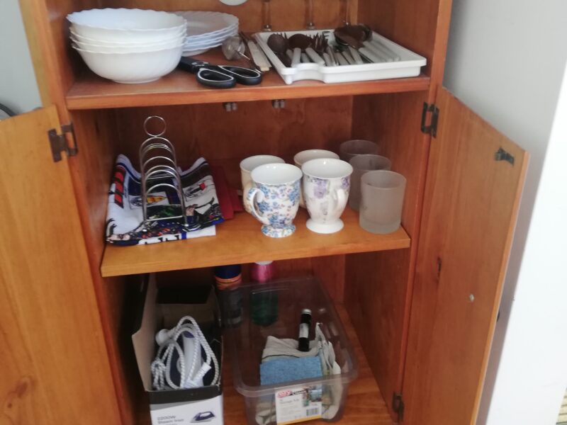 Comfortable, private sleepout