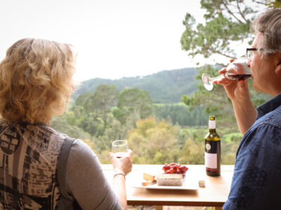 Secluded Cabin with Valley and Sea Views