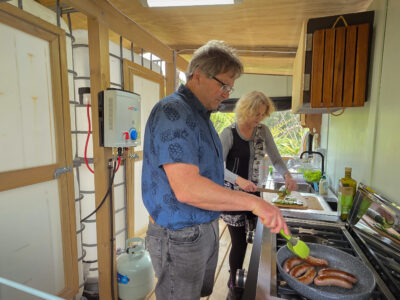Secluded Cabin with Valley and Sea Views