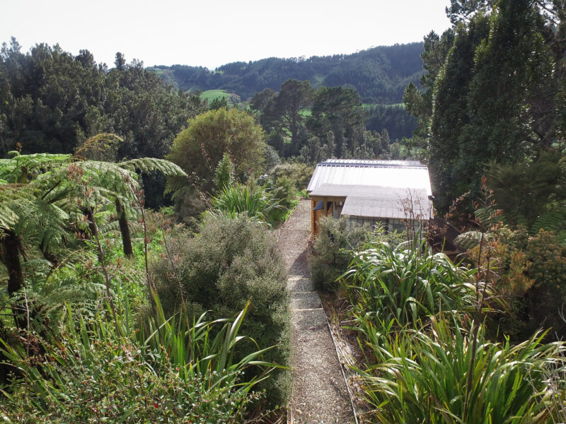 Secluded Cabin with Valley and Sea Views