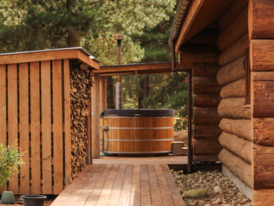 Stunning Private Log Cabin