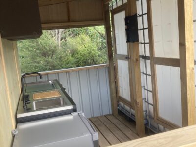 Secluded Cabin with Valley and Sea Views