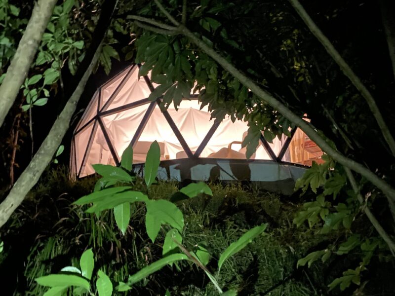 The Geodesic Dome at the Secret Spot in Pohara