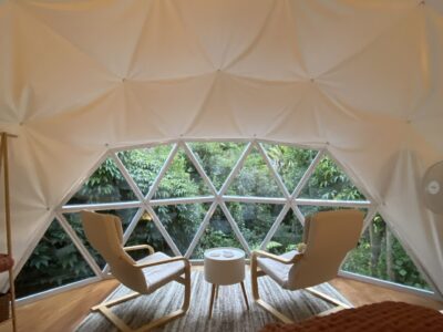 The Geodesic Dome at the Secret Spot in Pohara