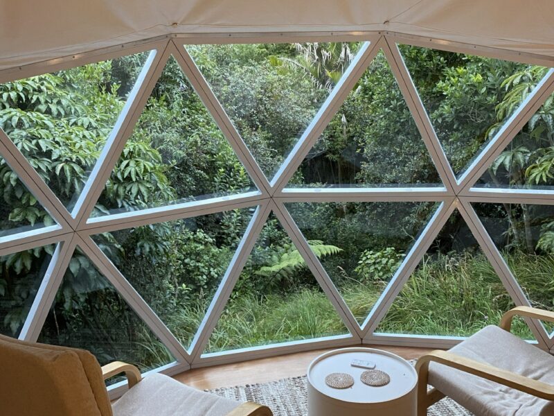 The Geodesic Dome at the Secret Spot in Pohara
