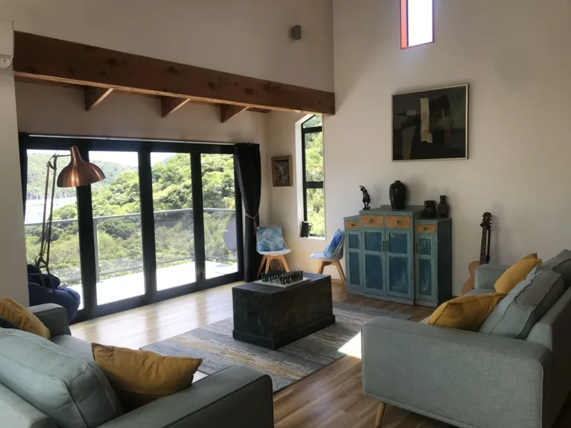 Native bush & Marina Views retreat