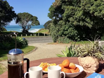 30 Seconds to the Beach: Wainui Beachfront Retreat